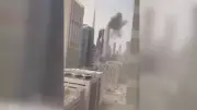 Explosion in Dubai: Geschoss über Finanzviertel abgefangen - Trümmer beschädigen Gebäude