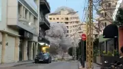 Israelischer Luftangriff in Beirut: Wohnhaus im Stadtzentrum eingestürzt