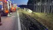Lkw-Unfall auf A19 bei Malchow: Fahrer verletzt, Autobahn gesperrt