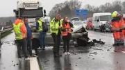 Massenkarambolage auf A1 bei Osnabrück: Acht Fahrzeuge involviert, Verkehr lahmgelegt