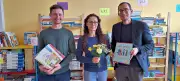 Neue Bibliothek in Dessauer Pestalozzischule: Sozialarbeiterin begeistert lernbehinderte Kinder für Bücher