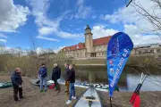 Neue Bootsanleger an der Weißen Elster eröffnet: Wassertourismus erhält Aufschwung