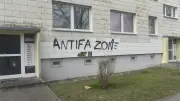 Politische Graffiti-Serie in Wittenberge: Gebäude und Stromkästen mit linksextremen Parolen beschmiert