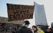 Proteste gegen Kulturstaatsminister Weimer bei Leipziger Buchmesse-Eröffnung