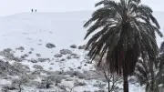 Seltenes Naturschauspiel: Schnee in der Sahara verwandelt Wüste in Winterlandschaft