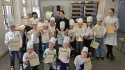 Torgelower Kita-Kinder entdecken Handwerksberufe und erhalten Bäcker-Diplom