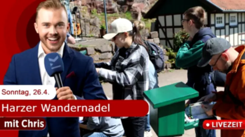 20 Jahre Harzer Wandernadel: Saisoneröffnung mit Chris live aus Ilsenburg