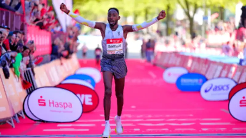 40. Haspa Marathon: Fitwi auf dem Podium, Kipkoech mit Rekord
