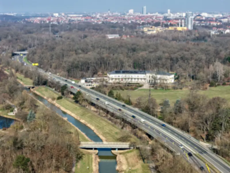 Abriss der Agra-Brücke bei Leipzig: Bis zu zehn Monate Bauzeit