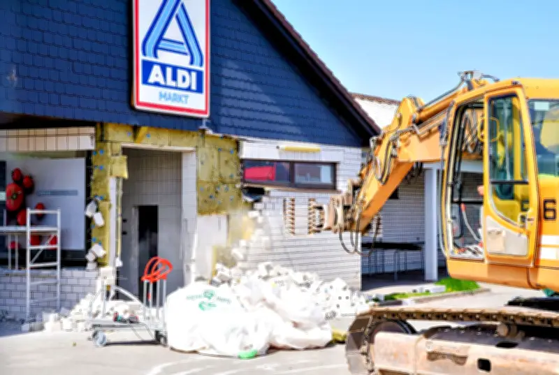 Aldi-Filiale in Köthen: Abriss für Neubau gestartet