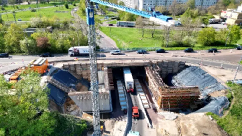 B80 in Halle: Neue Brücken am Rennbahnkreuz – dauerhafte Einschränkungen
