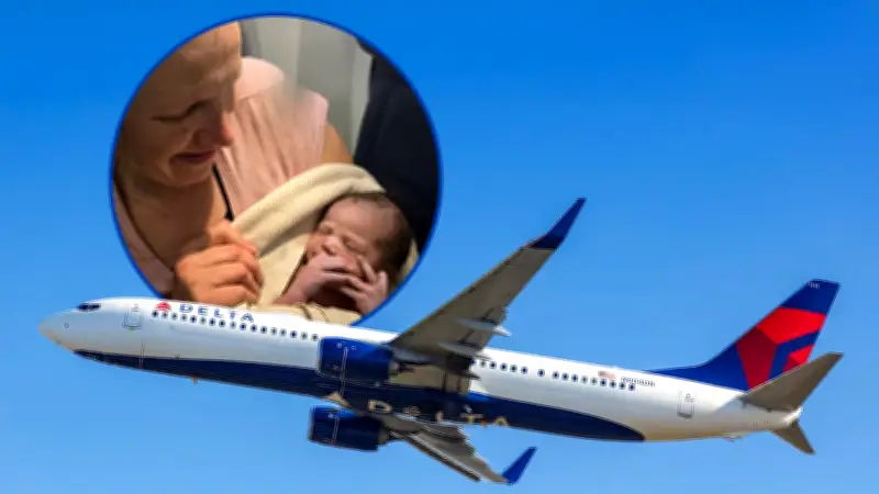 Baby kommt im Flugzeug zur Welt: Zwei Wochen zu früh in 3000 Metern Höhe