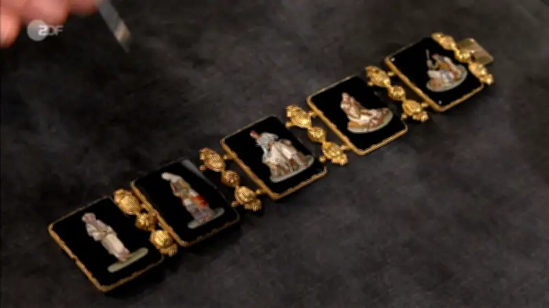 Bares für Rares: Antikes Goldarmband mit Mikromosaiken übertrifft alle Erwartungen