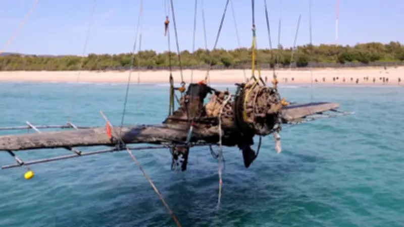 Über 80 Jahre im Meer: Japanische Flieger-Legende aus dem Zweiten Weltkrieg geborgen