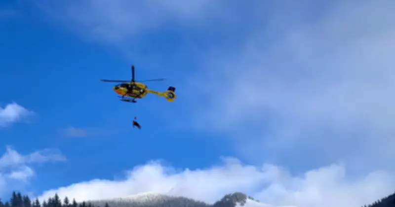 Bergrettungseinsatz im Berchtesgadener Land: Mann aus Schneefalle gerettet