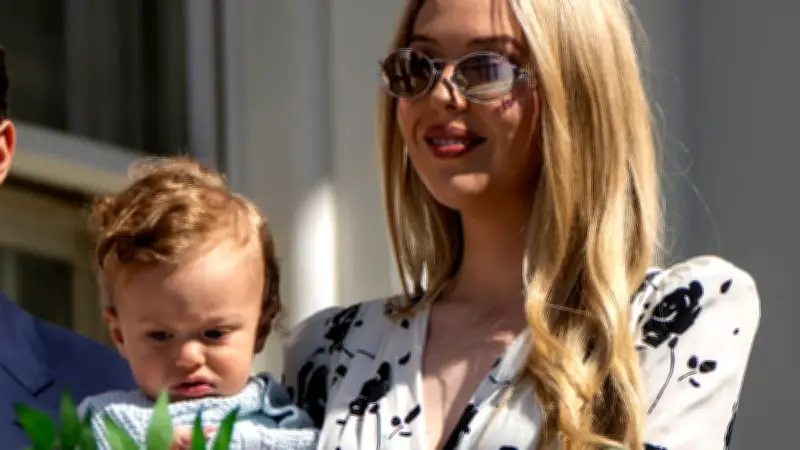 Überraschungsauftritt im Weißen Haus: Tiffany Trump präsentiert Enkel Alexander beim Osterfest