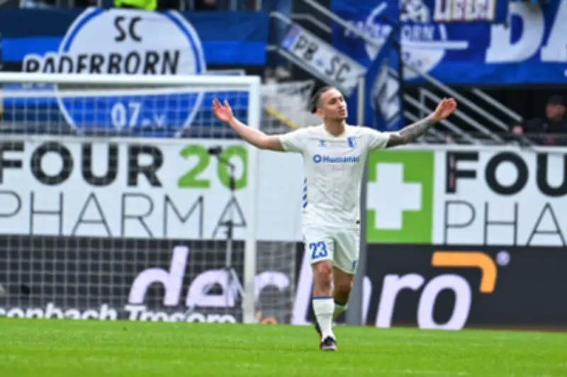 Bilbija schießt Paderborn zum Sieg: Magdeburgs Unbesiegenheitsserie endet