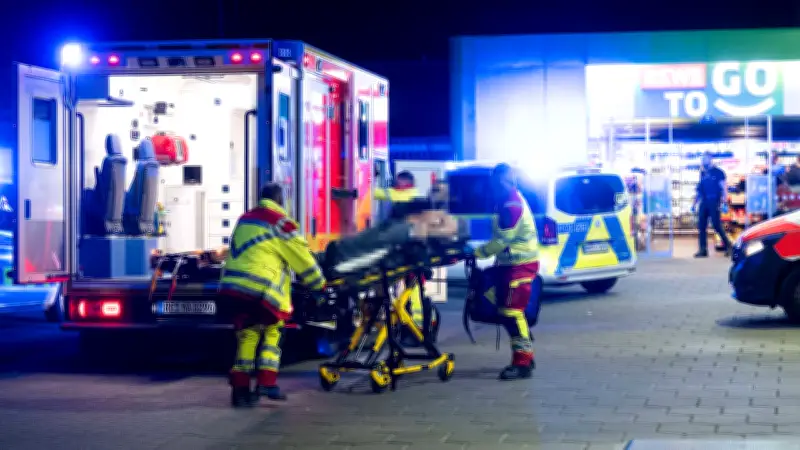 Blutige Gewalttat in Marl: Mann nach Schüssen in Tankstelle