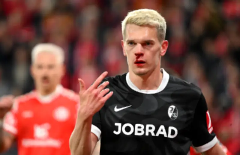 Blutige Nase bei Ginter: Freiburgs Abwehrchef trotz Verletzung siegreich