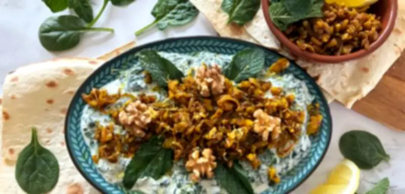 Borani Esfenaj: Persischer Spinatdip für den kleinen Geldbeutel trotz globaler Spannungen