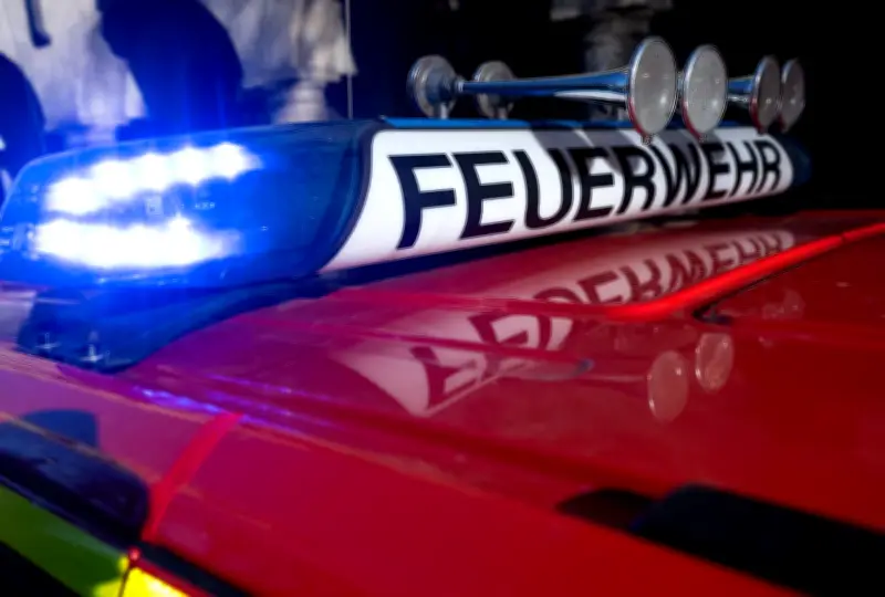 Brand in Apolda: Vier Verletzte, Gebäude unbewohnbar