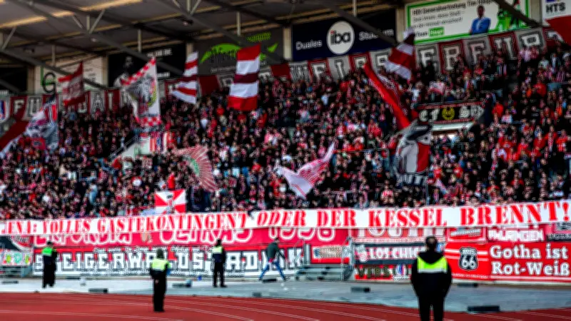 Bürgermeister spricht von Nötigung: Erfurter Fußball-Fans drohen Jenaer Stadtspitze