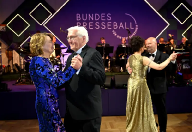 Bundespresseball in Berlin: Steinmeier eröffnet Fest für Demokratie und Pressefreiheit