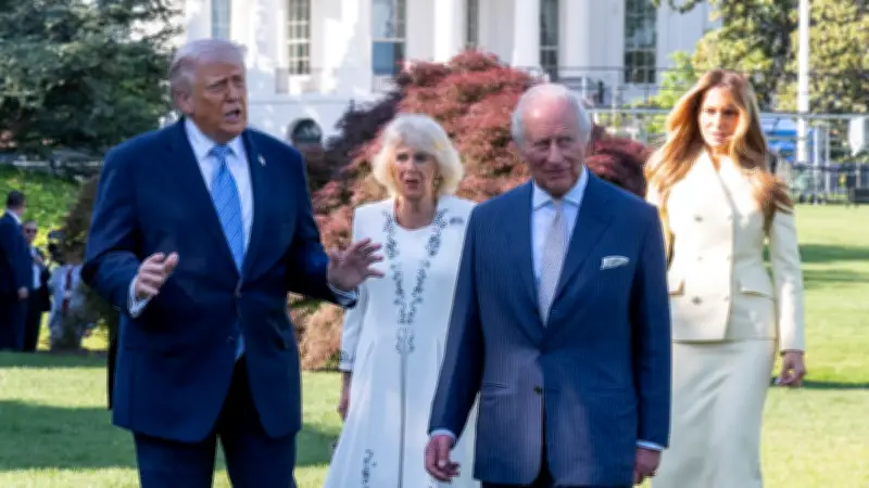 Charles und Camilla starten USA-Besuch mit Gartenfest bei Trump