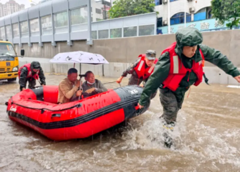 China: Schwere Überschwemmungen zum Start der Flutsaison in Guangxi