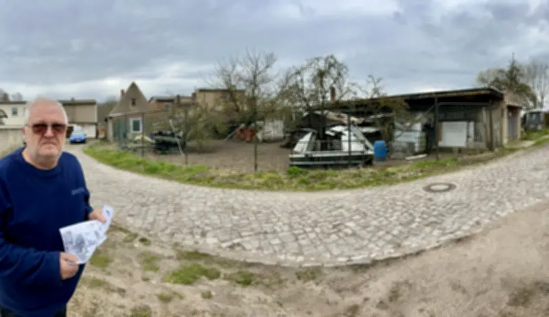 Crüchern: Öffentliche Straße verläuft überraschend über Privatgrundstück - Leser entdeckt Flurstücksfehler