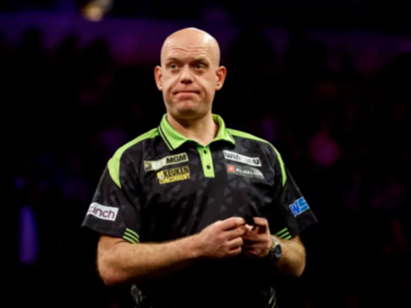 Darts-Sensation: Niko Springer wirft Titelverteidiger van Gerwen beim German Grand Prix raus