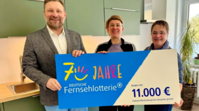 Diakonie Waren erhält 11.000 Euro Förderung für neue Anlaufstelle durch Fernsehlotterie