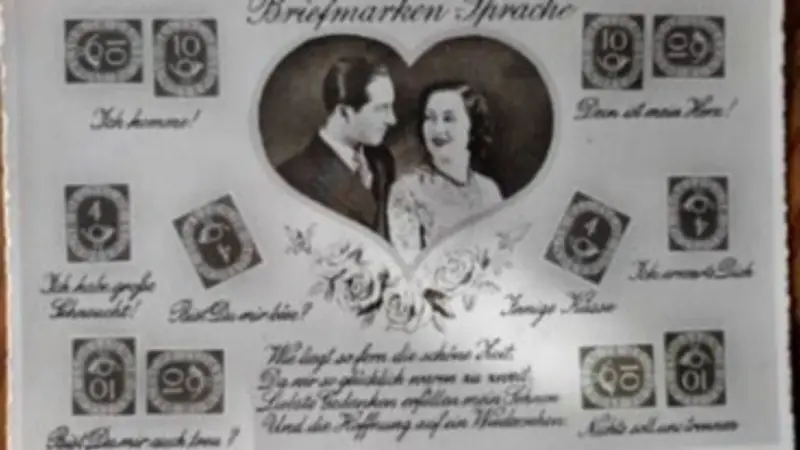 Die geheime Sprache der Briefmarken: Wie Verliebte früher versteckte Botschaften verschickten