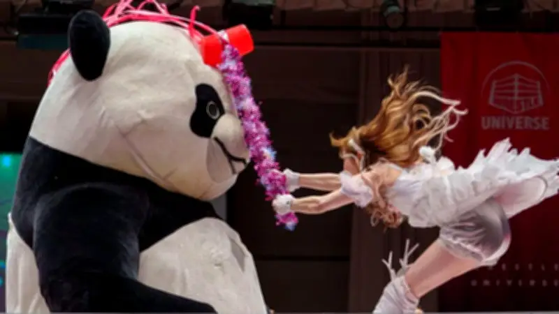 Die verrücktesten Wrestler der Welt: Vom Panda bis zum Pizzabäcker