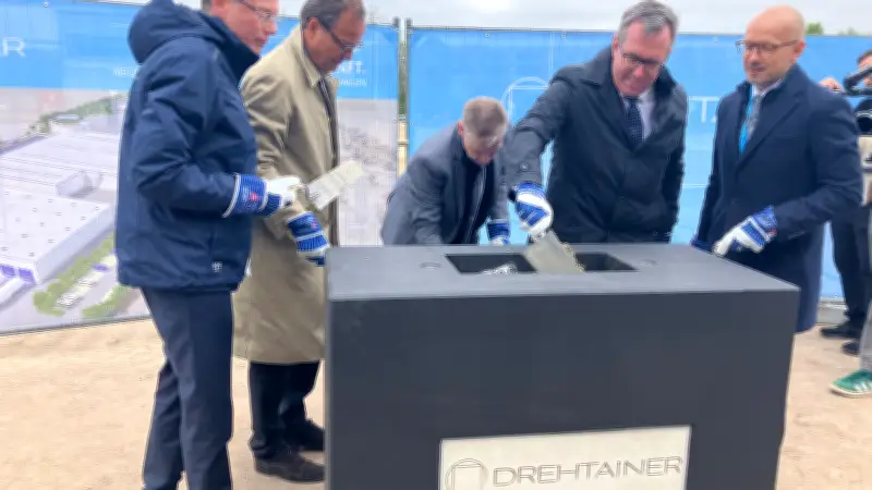 Drehtainer baut drei neue Hallen: Kapazitäten massiv erweitert