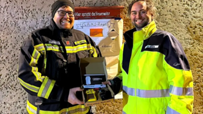 Edis Netz GmbH spendet Gaswarngerät an Feuerwehr Pentz-Gnevezow