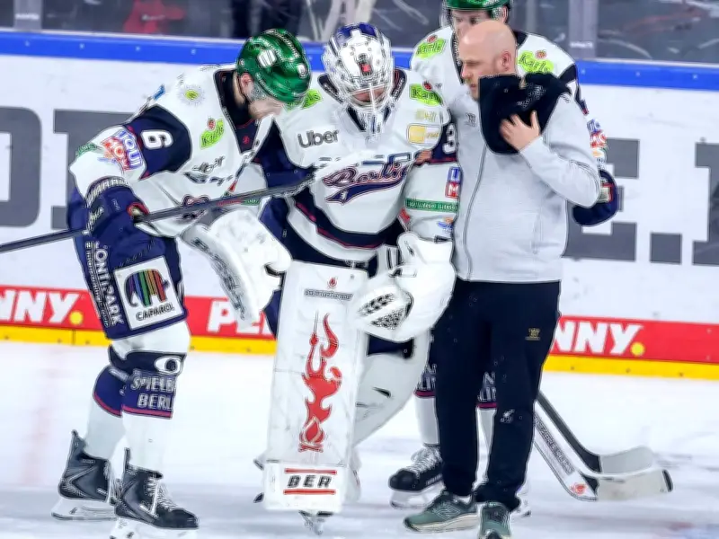 Eisbären Berlin verlieren Torhüter Hildebrand im DEL-Titelkampf