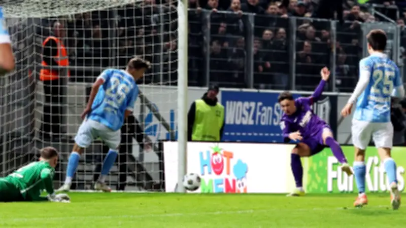 Erzgebirge Aue zieht nach 2:0-Sieg in Chemnitz ins Sachsenpokal-Finale ein