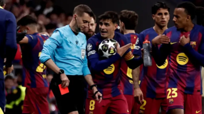 FC Barcelona nach CL-Aus: Wut über Schiedsrichter Turpin - Raphinha spricht von Betrug