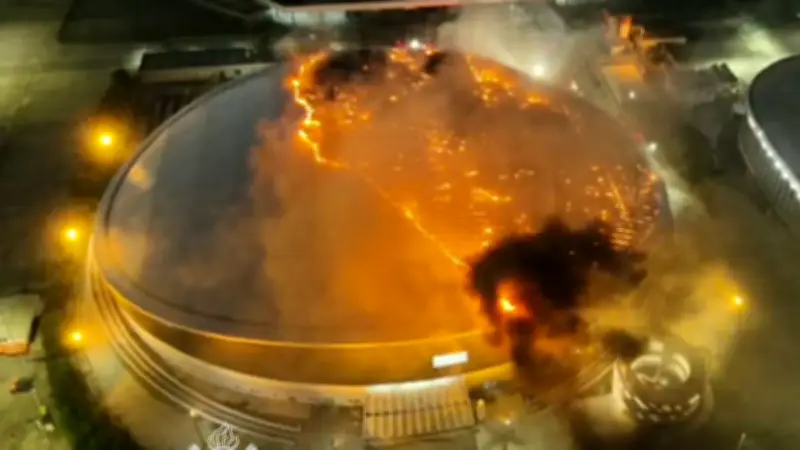 Feuer auf Olympia-Radrennbahn in Rio: Dach komplett zerstört – Ursache unklar