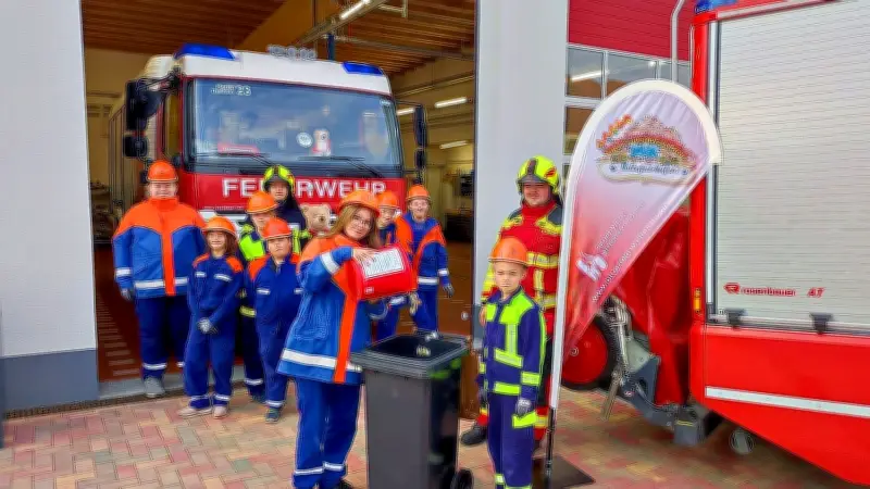 Feuerwehr Bitterfeld-Wolfen: Kronkorken-Sammelaktion unterstützt Kinderhospiz in Halle