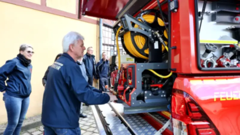 Feuerwehr Stolberg rüstet auf: Neues Vegetationslöschfahrzeug für den Südharz
