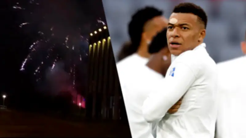 Feuerwerk-Attacke auf Real Madrid vor Bayern-Kracher: Unbekannte zünden in München