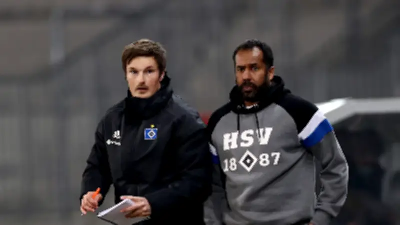 Freundschaft vor dem Derby: HSV-Trainer Polzin und Werder-Coach Thioune treffen sich