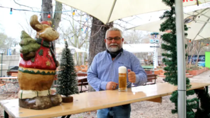 Fritzengarten Halle startet Biergartensaison zu Ostern trotz wechselhaftem Wetter