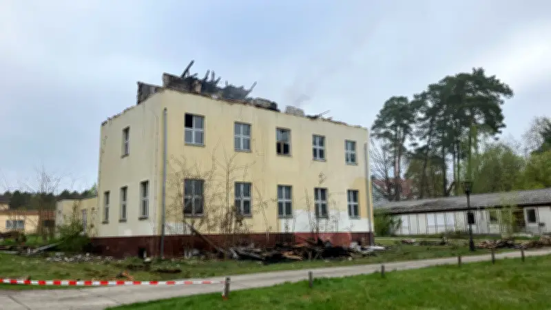 Gebäudebrand in Templin: 300.000 Euro Schaden am ehemaligen Lehrlingswohnheim