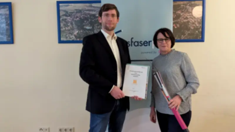 Glasfaser-Ausbau im Saalekreis: Landsberg und weitere Orte erhalten schnelles Internet