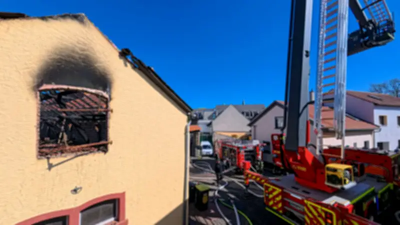 Großbrand in Wörrstadt: Weingut mit 500.000 Euro Schaden verwüstet