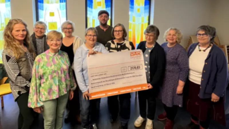 Große Freude im Neubrandenburger Hospiz: Über 2.000 Euro Spende für Ehrenamtliche