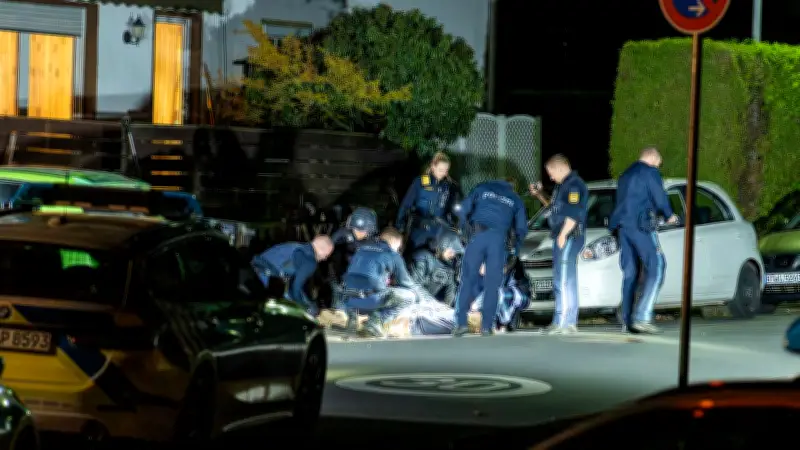 Großeinsatz in Bayreuth: Polizistin bei Festnahme von Messer-Mann verletzt